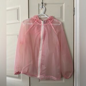 Pink Forever 21 Rain Jacket